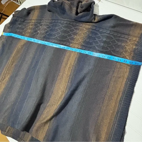 Soft Surroundings Poncho  Sweater Cowl Adalyn Neck Sweater One Size - Picture 12 of 12